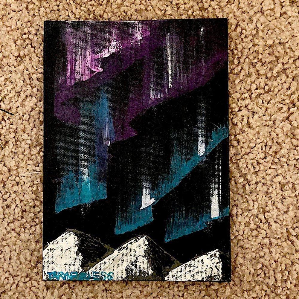 Painting of the Northern Lights